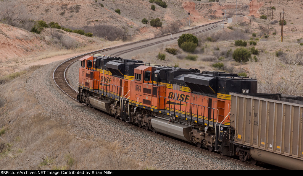 Empty coal train